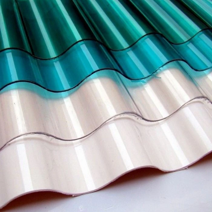 Fèy corrugated polikarbonat